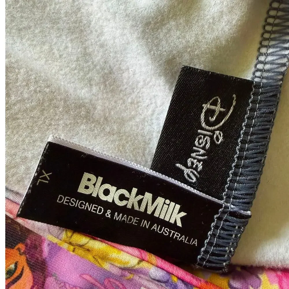 BlackMilk x Disney Princess All-Over Print Shortalls Overalls Women's Size XL